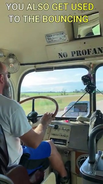 Driving my '48 Greyhound Bus RV Conversion down the Highway