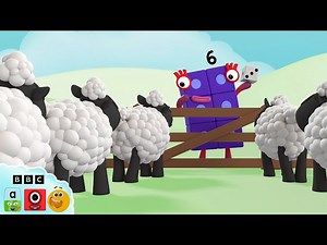 6 Little Sheep 🐑 | Counting Animals Adventure! 🔢 | Learn to Count | @Numberblocks - Videos For Kids