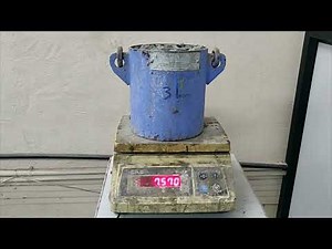 Bulk Density of Aggregates-Experimental Demo