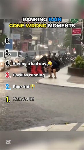 Ranking rain gone wrong moments 🤣 #ranking #moments #fails #funnyshorts
