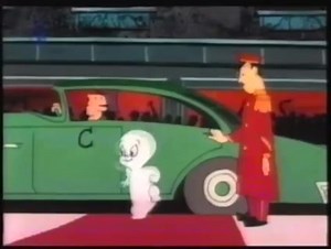 Casper the Friendly Ghost (en español: Casper, el fantasma bueno o Gasparín el fantasma amigable en Hispanoamérica) es el personaje principal de una serie animada de Famous Studios. Casper es un fantasma tamaño infantil que no está interesado en asustar a la gente, sino más bien en hacer amigos. The Friendly Ghost (dibujo animado de Famous Studios de 1945) | Recordando El Pasado