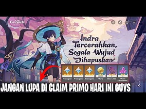 Jangan Lupa Claim Primo Hari ini Guys - Preview Halaman v3.3 Genshin Impact