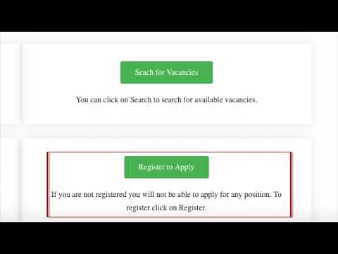Step by step video on how to use the e-Recruitment portal/system