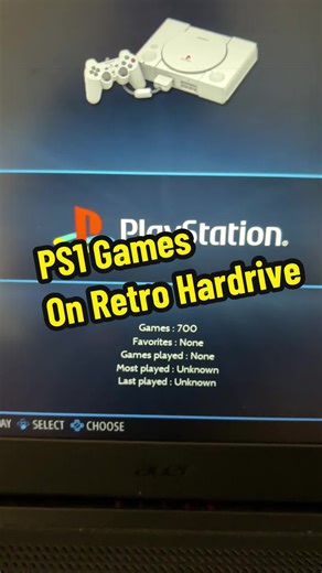 PS1 Games on Retro Hardrive