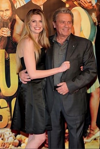 Alain Delon and Vanessa Hessler #Delon #Hessler #Romance #Icon #Model #French #alaindelon