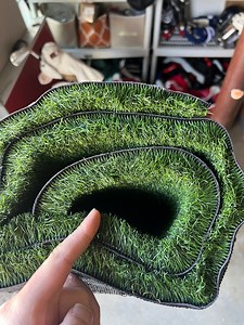 USA Turf Pros Matzilla Wood Tee Mat