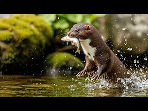 European Mink Breeding Season Documentary 4K Life Cycle of the Endangered European Mink