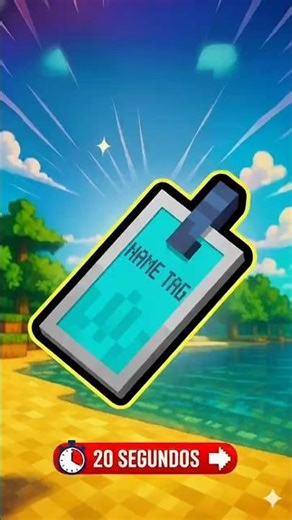 LA ETIQUETA EN 20 SEGUNDOS #minecraft #shorts #tips