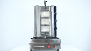 2024 Shawarma Commercial Gas Kebab Shawarma Machine Customize CE Chicken Grill Machine Stainless Steel for Food Shop