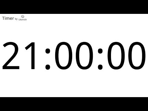 21 Hour Countup Timer
