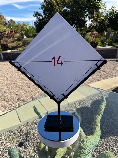 10" Square, Metal Display Stand- Heavy Duty Powder Coated Steel - Etsy