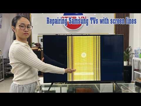 Repairing Samsung TVs with screen lines #samsungtv #screenlines #tvrepair