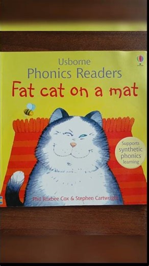Usborne Phonics Readers: Fat cat on a mat - Phil Roxbee Cox Stephen Cartwright