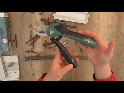 Unboxing BOSCH Cordless secateurs EasyPrune with Integrated 3 6 V Battery - Bob The Tool Man