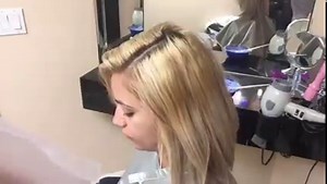 Blue toner for orange hair by Taki Salon & Spa 👌🔥 Products used: Blue 10A/10.1 Extra Light Ash Blonde Brilliant Blonde Bleach 30 Volume Developer 10 Volume Developer #UglyDucklingColor #shadowroot #beforeandafter #HairTransformation | Ugly Duckling Hair Color