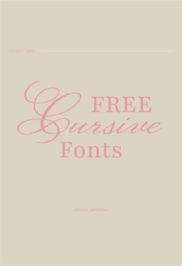 Los mejores fuentes cursivas gratis para diseñadores