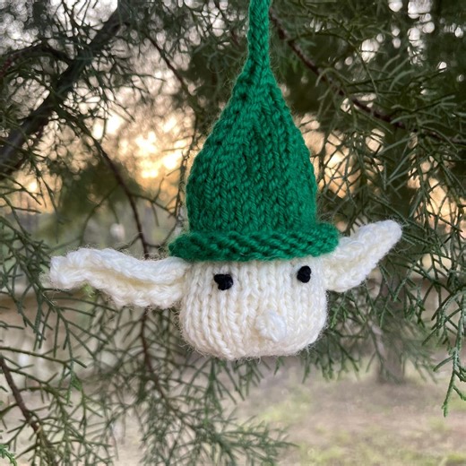 Elf Knitting Pattern, Mini Knit Christmas Ornament, Holiday Small Gift - Etsy