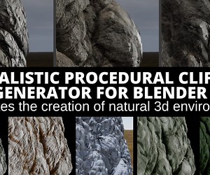ArtStation - Natural Cliff Realistic Procedural Cliff Generator For Environment Creation (Promo -50% Off) | Resources