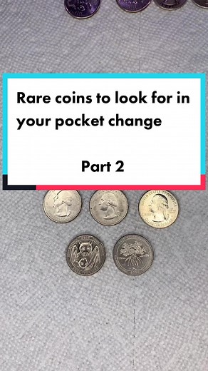 Rare coins to look for in your pocket change - part 2 #coins #coinshow #rarecoinhunt #rarecoin #quarters #rarecoins #money #moneytok #2019 #2020