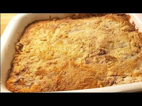 One Pan Apple Dump Cake Recipe Using Canned Apples