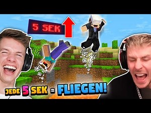 Minecraft, but every 5 seconds the gravity is off! Ft. ConCrafter