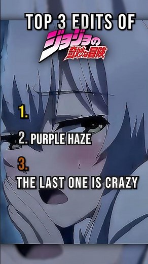Top 3 Edits Or Jojo Bizarre Adventure 🔥