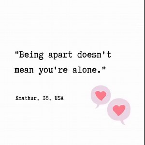 31K views · 300 shares | Our world might look a lot different now with COVID-19, but each and every one of us can fill the space between us with kindness and support. From Voices of Youth - our community for young people by young people. | UNICEF | Facebook