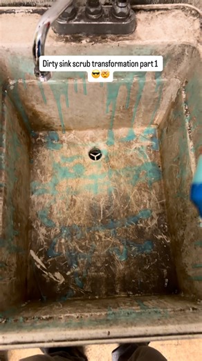 2.1M views · 22K reactions | POV dirty sink scrub transformation part 1 using @clorox toilet bowl cleaner and meta rayban gen 2 識 #cleaning #clean #cleaningpov #mopping #metaraybans #cleantok #cleaningasmr #cleaningbusiness #scrubbing #sinkscrubbing #sinkscrub | Brandon The Cleaner | Facebook
