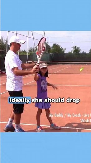 9-Year-Old Slice Serve Tennis Technique & Placement