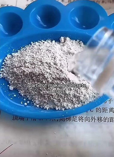 making concrete in class