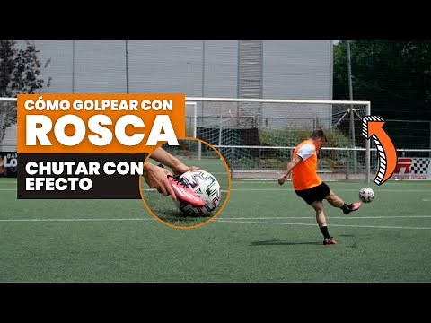 Shoot with a thread in soccer (STEP BY STEP) ↪️ Shoot with effect on the ball (Shoot WITH CURVE)