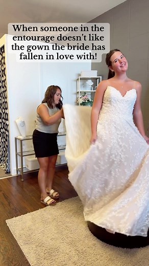 💍 PSA for the Bridal Entourage 💍 When you’re invited to a bridal appointment, remember — it’s not about what you like, it’s about what the bride loves. ✨ Her gown should reflect her style, her dream, and her vision. Even if it’s not what you would wear, your role is to support, uplift, and celebrate HER moment! 💖 Let’s make dress shopping joyful, not stressful. The bride’s smile says it all! #rougebridal #RougeBridalBoutique #GreensburgIN #DreamDress #BridalBoutique #bride #weddinggown #weddi