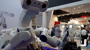 We unveiled our autonomous dual-arm robot, the WorkSense W-01, at Automatica 2018. This intelligent, dual-arm robot comes equipped with a large number of internal sensors such as cameras and force sensors. #BertieTheRobot https://buff.ly/2Lixpq0 | Epson