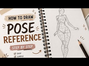 How to Draw a Pose Reference Step by Step | Beginner Tutorial#BodyAnatomy #DrawingTips #ArtTutorial