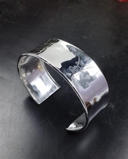 925 Sterling Silver Wide Cuff Bangle, High Shine Finish Bangle, Adjustable Bangle, Gorgeous High Shine Silver Cuff Bangle, Open Cuff Bangle - Etsy
