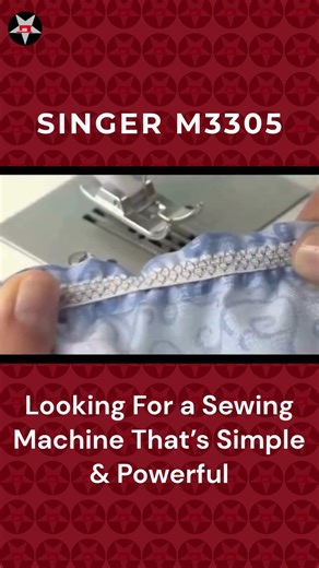 Easy sewing made simple with the Singer M3305! Perfect stitches for every project.
