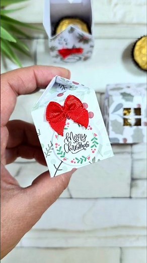 🏠 Casette segnaposto natalizie porta Ferrero Rocher 🎄