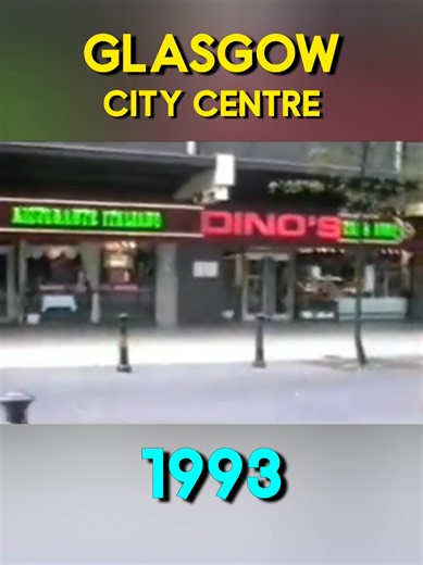 Exploring Glasgow's City Centre in 1993
