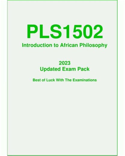 #learnexams PLS1502 Exam Pack 2025 Updated