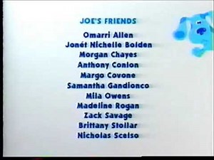 Blue's Clues: The Snack Chart (Nick Jr. Credits)