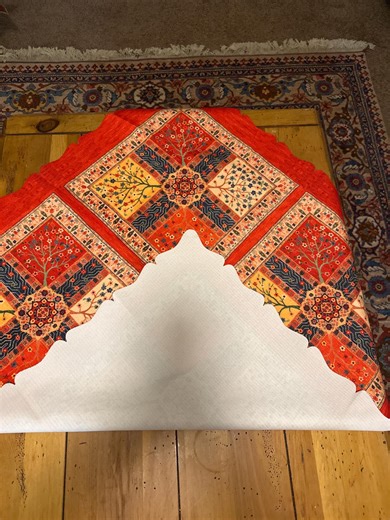 Gold Weave Tablecloth: Light Blue Dining Decor - Etsy