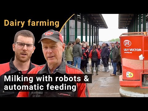 Milking robots & automatic feeding with Lely ASTRONAUT and VECTOR at Lester Family Farm (NEFERTITI)