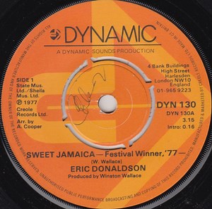Eric Donaldson - Sweet Jamaica
