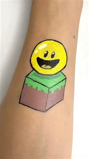 😊 Smiley Cube Drawing | Easy 3D Art #shorts #SmileyCube #Drawing #EmojiDrawing #CuteArt #3DArt
