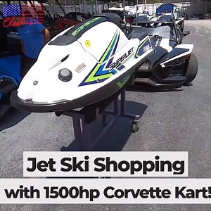 1.3M views · 5.9K reactions | Jet Ski Shopping with 1,500hp Corvette Kart! | Cleetus McFarland | Facebook