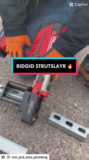 Efficient Pipe Cutting with RIDGID STRUTSLAYR | No Deburring Needed!