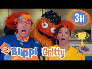 Blippi’s Hockey Showdown! Winter Games with NHL Mascots! | Kids TV Shows | Cartoons For Kids