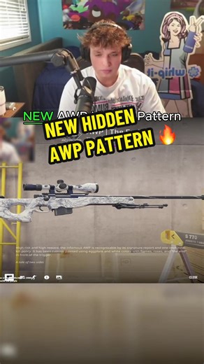 New HIDDEN AWP Pattern 🔥 #cs2 #csgo #counterstrike
