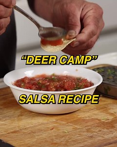 Deer Camp Salsa – This is a super easy and extremely delicious fresh salsa to make, it only takes a cheese grater, tomatos, jalapeño (and serrano) and some fresh garlic. I hit this one with a little APC OG to round out that perfect flavor, too. | ArnieTex