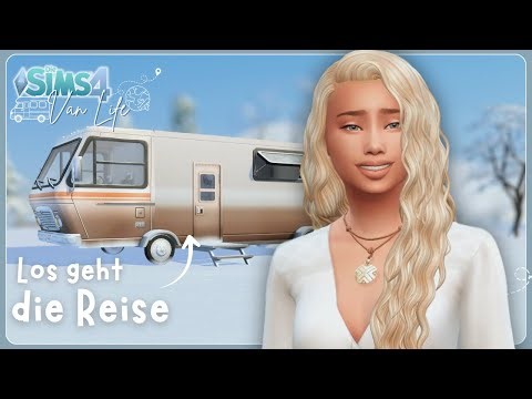 01 | A Sim on a world trip 🌍! Start of a new Let's Play! | Sims 4 Van Life Let's Play | Loonie